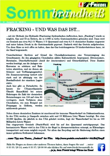 Fracking - und was das ist...